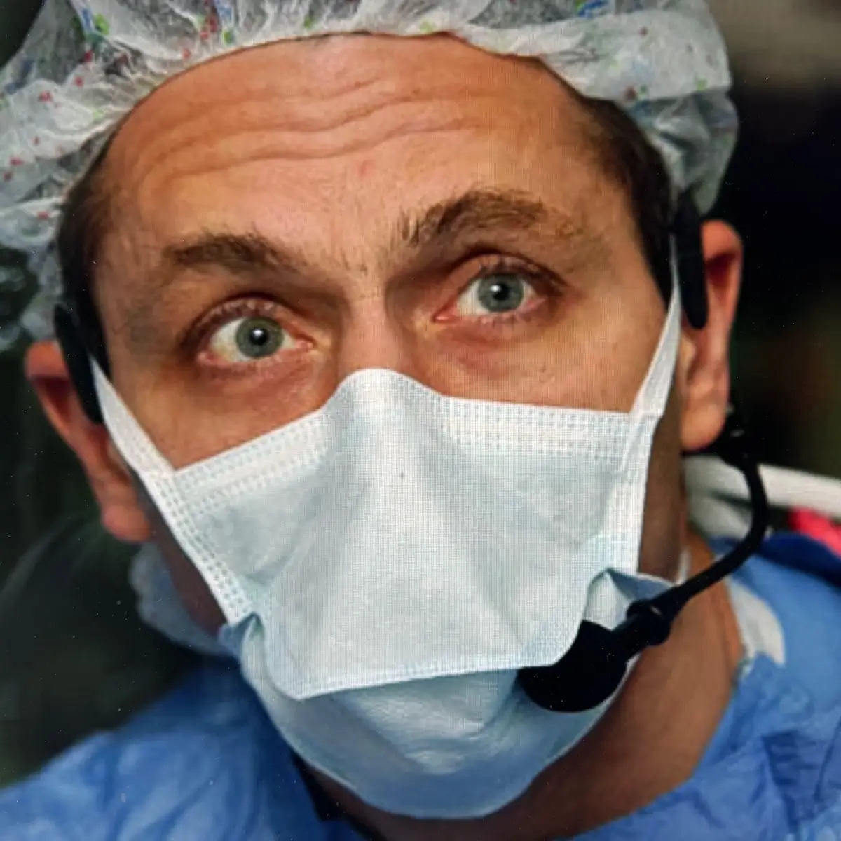 Michael Maddaus in the operating room