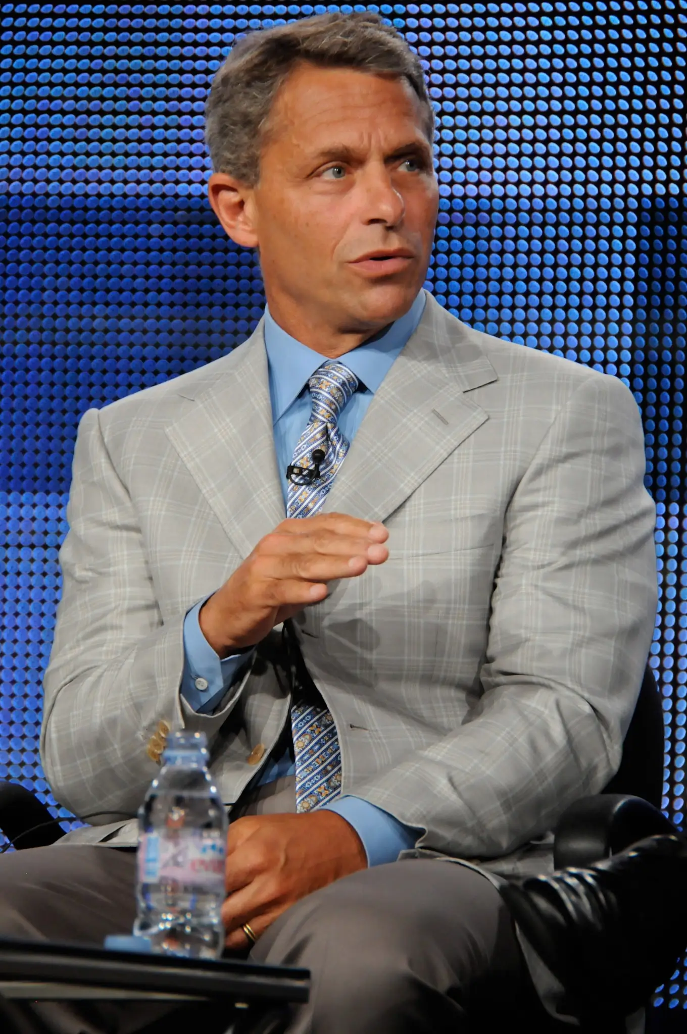Michael Maddaus on a PBS press tour